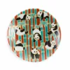 Seikou Japanese Ingredients|Plates^Porcelain Dancing Pandas Mamezara Garnish Plate, 10cm