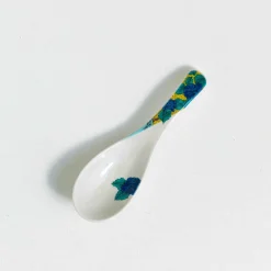 Seikou Japanese Ingredients|Cutlery^Porcelain Floral Soup Spoon