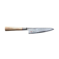 Suncraft Japanese Ingredients|Kitchen Knives^Senzo Twist Damascus Steel VG10 Core Small Santoku Knife, 14.3cm