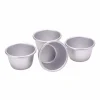 Kitchencraft Baking Supplies & Equipment^Set of 4 Anodised Mini Pudding Moulds