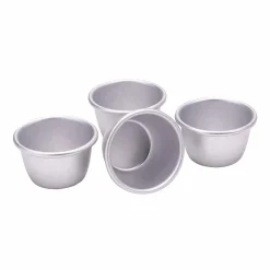 Kitchencraft Baking Supplies & Equipment^Set of 4 Anodised Mini Pudding Moulds