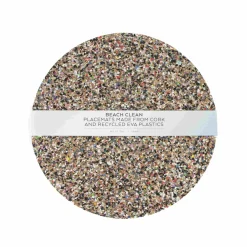 Liga Tableware Brands^Set of 4 Beach Clean Recycled Cork Round Placemats, 30cm