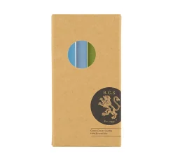 British Colour Standard Table Setting|Tableware Brands^Set of 6 Blue Green Assorted Candles