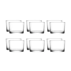 Turkish Tableware Tableware Brands^Set of 12 Bodega Low Tumblers, 240ml