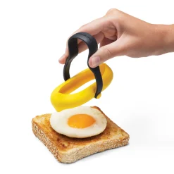 Dreamfarm Kitchen Tools & Utensils^Set of 2 Yellow Flegg Silicone Egg Rings