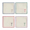 &Klevering Tableware Brands^Set of 4 Drinks Cocktail Napkins