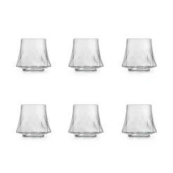 Portugese Tableware Tableware Brands^Set of 6 Geometric Tumblers, 290ml