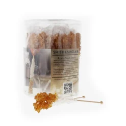 Smith & Sinclair Ingredients Brands|Chocolate & Sweets^Set of 36 Gold Glitter Rock Candy Sticks