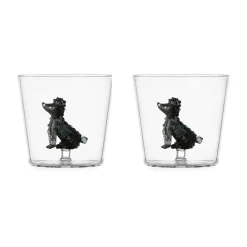 Ichendorf Milano Table Setting|Drinking Glasses^Set of 2 Poodle Tumblers, 300ml