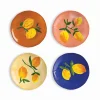 &Klevering Tableware Brands|Plates^Set of 4 Lemon Side Plates, 16cm