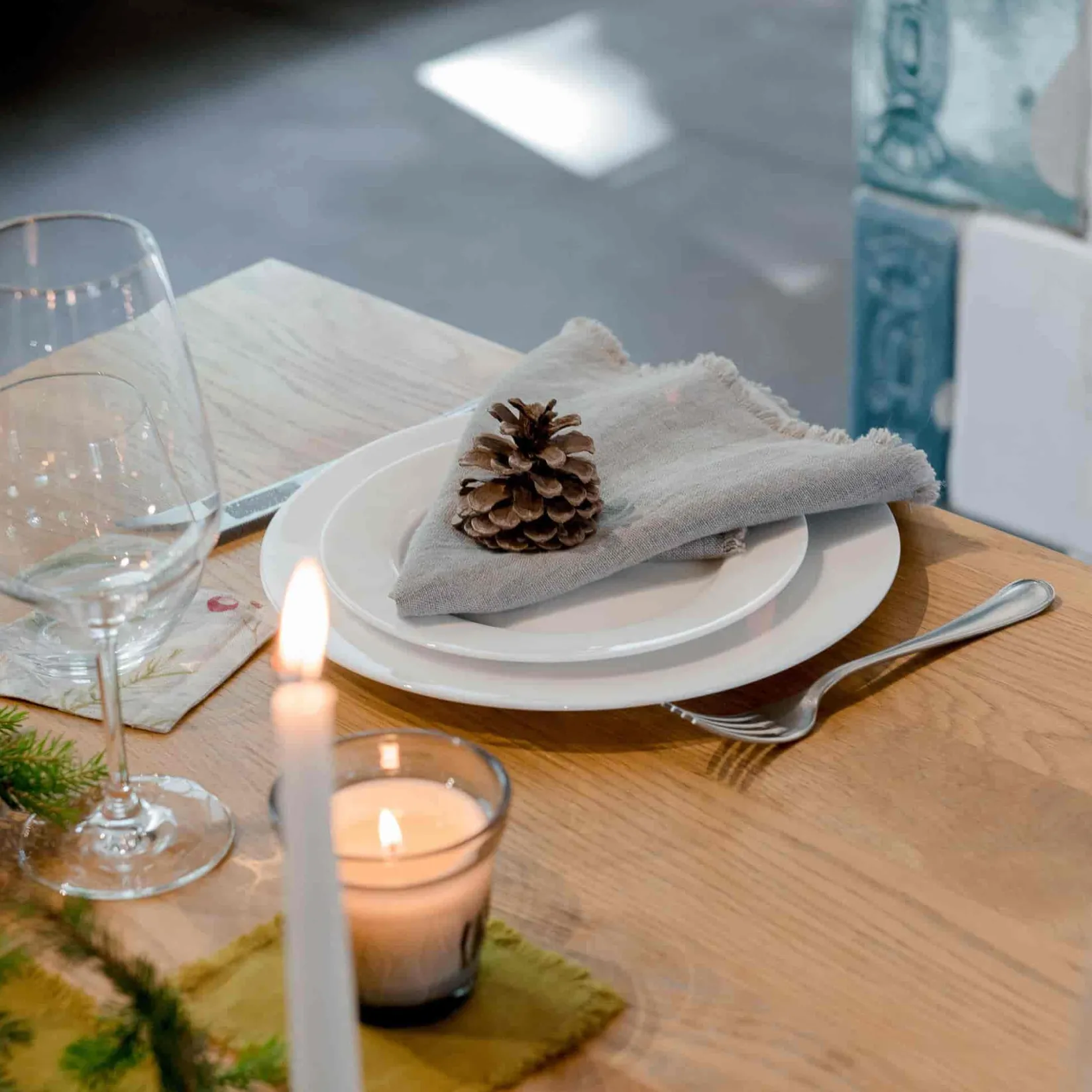 Linen Tales Table Setting|Kitchen Textiles & Clothing^Set of 2 Natural Linen Napkins