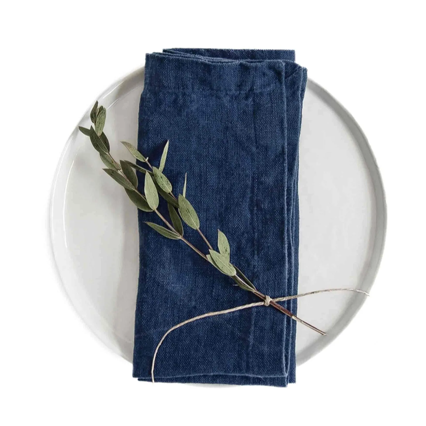 Linen Tales Table Setting|Kitchen Textiles & Clothing^Set of 2 Navy Linen Napkins