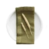 Linen Tales Table Setting|Kitchen Textiles & Clothing^Set of 2 Olive Linen Napkins