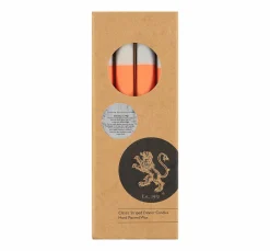 British Colour Standard Table Setting|Tableware Brands^Set of 4 Pink Orange Colourblock Candles