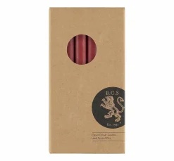 British Colour Standard Table Setting|Tableware Brands^Set of 6 Red Dinner Candles