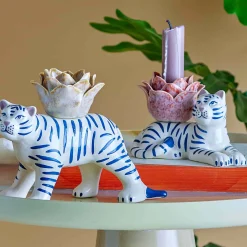 Bloomingville Table Setting|Tableware Brands^Set of 2 Rory Tiger Candle Holders
