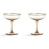 &Klevering Tableware Brands|Table Setting^Set of 2 Rose Coupe Glasses