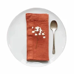 Linen Tales Table Setting|Kitchen Textiles & Clothing^Set of 2 Rust Linen Napkins