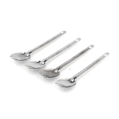 Le Brun Canape Supplies|Tableware Brands^Set of 100 Stainless Steel Canape 3-in-1 Spoons