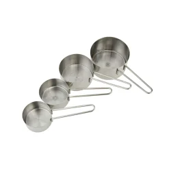Apollo Baking Supplies & Equipment^Set of 4 Stainless Steel Measuring Cups