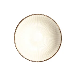 Kiji Stoneware & Ceramics Japanese Ingredients|Crockery & Dinnerware^Shiroi Sen Ramen Bowl, 22cm