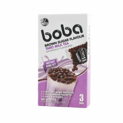 J WAY Ingredients Brands|Drinks^Short Dated Brown Sugar Boba Taro Milk Tea Kit, 3 sets