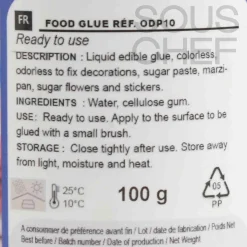 Deco Relief Ingredients Brands|Baking Ingredients^Short Dated Food Glue, 100g