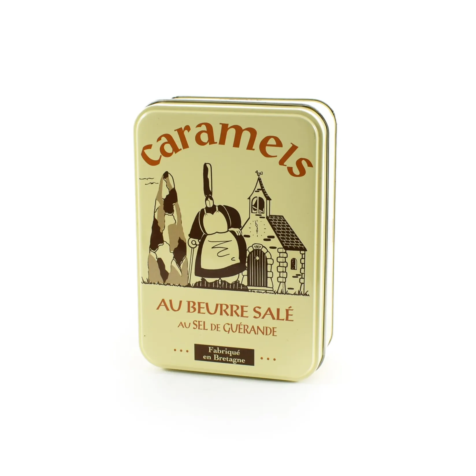 Maison D'Armorine French Ingredients|Chocolate & Sweets^Short Dated French Salted Butter Caramels in Gift Tin, 150g