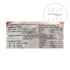 Brotherhood Chinese Ingredients|Herbs & Spices^Sichuan Pepper, 100g