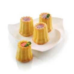 Silikomart Italian Ingredients|Baking Supplies & Equipment^Silicone Canele Mould, 8 Caneles