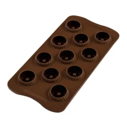 Silikomart Italian Ingredients|Baking Supplies & Equipment^Silicone Crown Chocolate Mould, 9ml