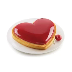 Silikomart Italian Ingredients|Baking Supplies & Equipment^Silicone Heart Tarte Kit, 20cm