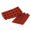 Silikomart Italian Ingredients|Baking Supplies & Equipment^Silicone Mini Canele Mould, 18 Caneles