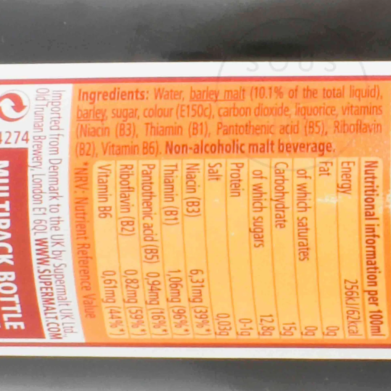 Supermalt Ingredients Brands|African Ingredients^Six-Pack Bottles