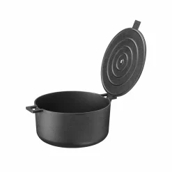 Skeppshult Pots & Pans^Noir Cast Iron Dutch Oven, 5 Litre