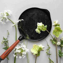 Skeppshult Pots & Pans^Traditional Cast Iron Pancake Pan, 23cm