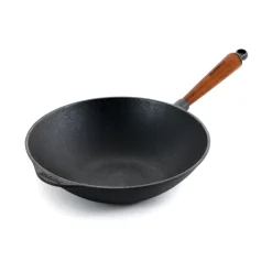 Skeppshult Pots & Pans^Traditional Cast Iron Wok, 30cm