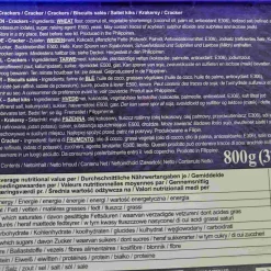 Skyflakes Ingredients Brands|Snacks^Crackers, 800g