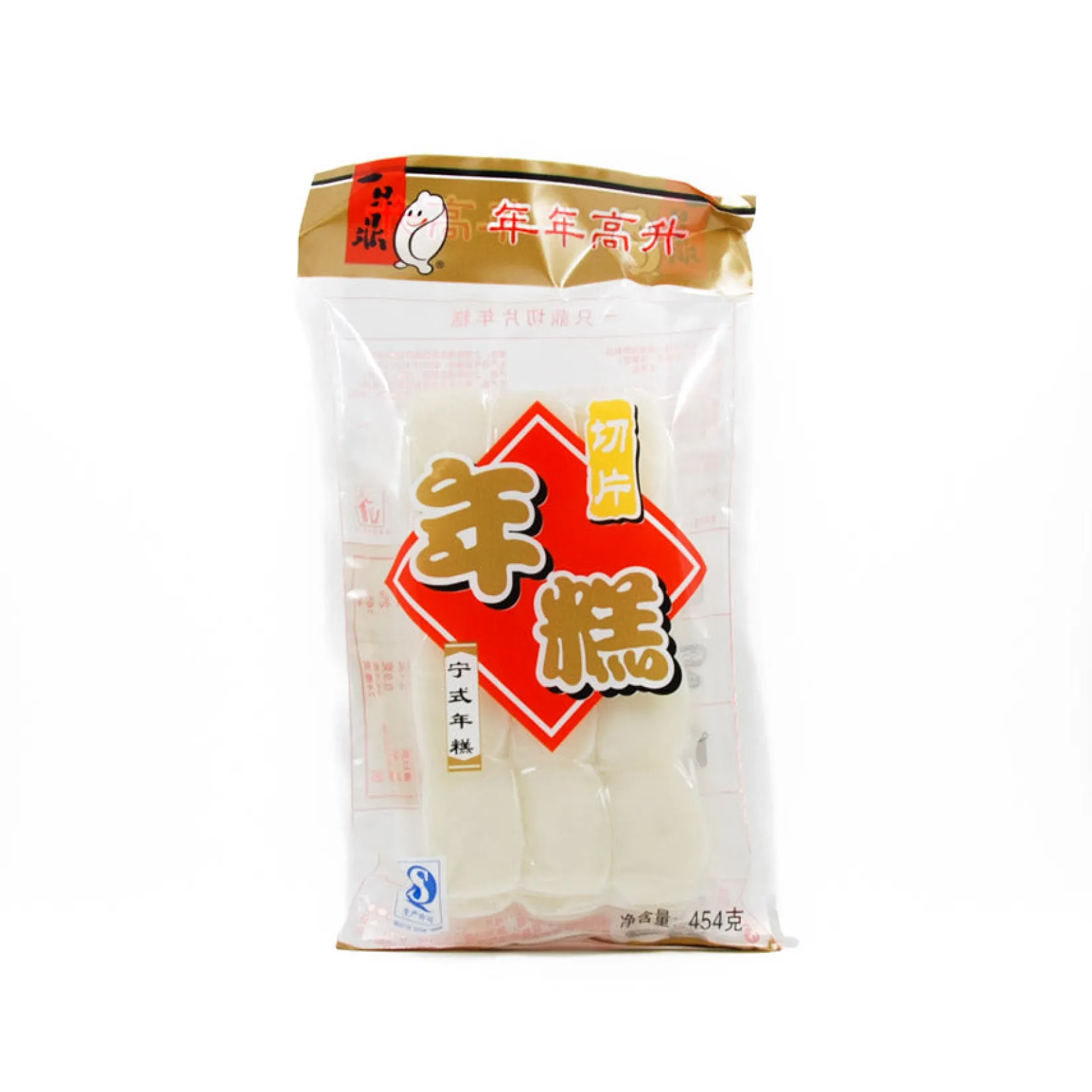 TT Chinese Ingredients|Pasta, Rice & Beans^Sliced Rice Cake for Hot Pot, 454g