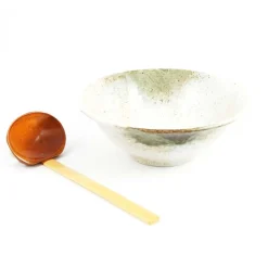 Kiji Stoneware & Ceramics Japanese Ingredients|Japanese Tableware^Small Yukishino Ramen Bowl, 19.5cm