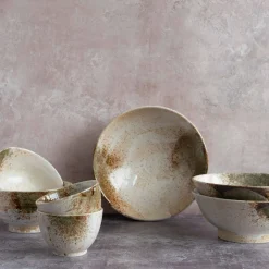 Kiji Stoneware & Ceramics Japanese Ingredients|Japanese Tableware^Small Yukishino Ramen Bowl, 19.5cm