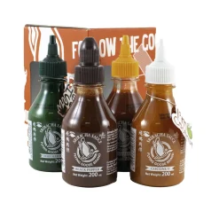 Flying Goose Ingredients Brands|Sauces & Condiments^Sous Chef x Sriracha Box Set, 4 x 200ml