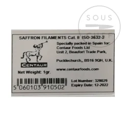 Venus Spanish Ingredients|Herbs & Spices^Spanish Saffron, 1g