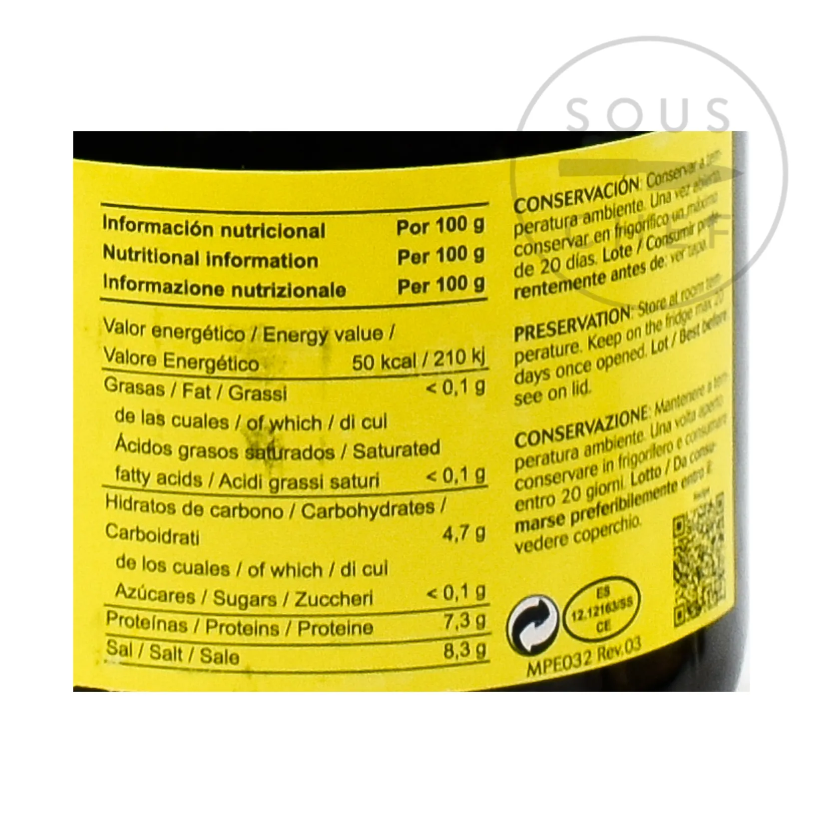 Nortindal Ingredients Brands|Spanish Ingredients^Squid Ink Jar (Cuttlefish Ink)