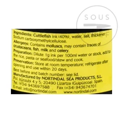 Nortindal Ingredients Brands|Spanish Ingredients^Squid Ink Jar (Cuttlefish Ink)
