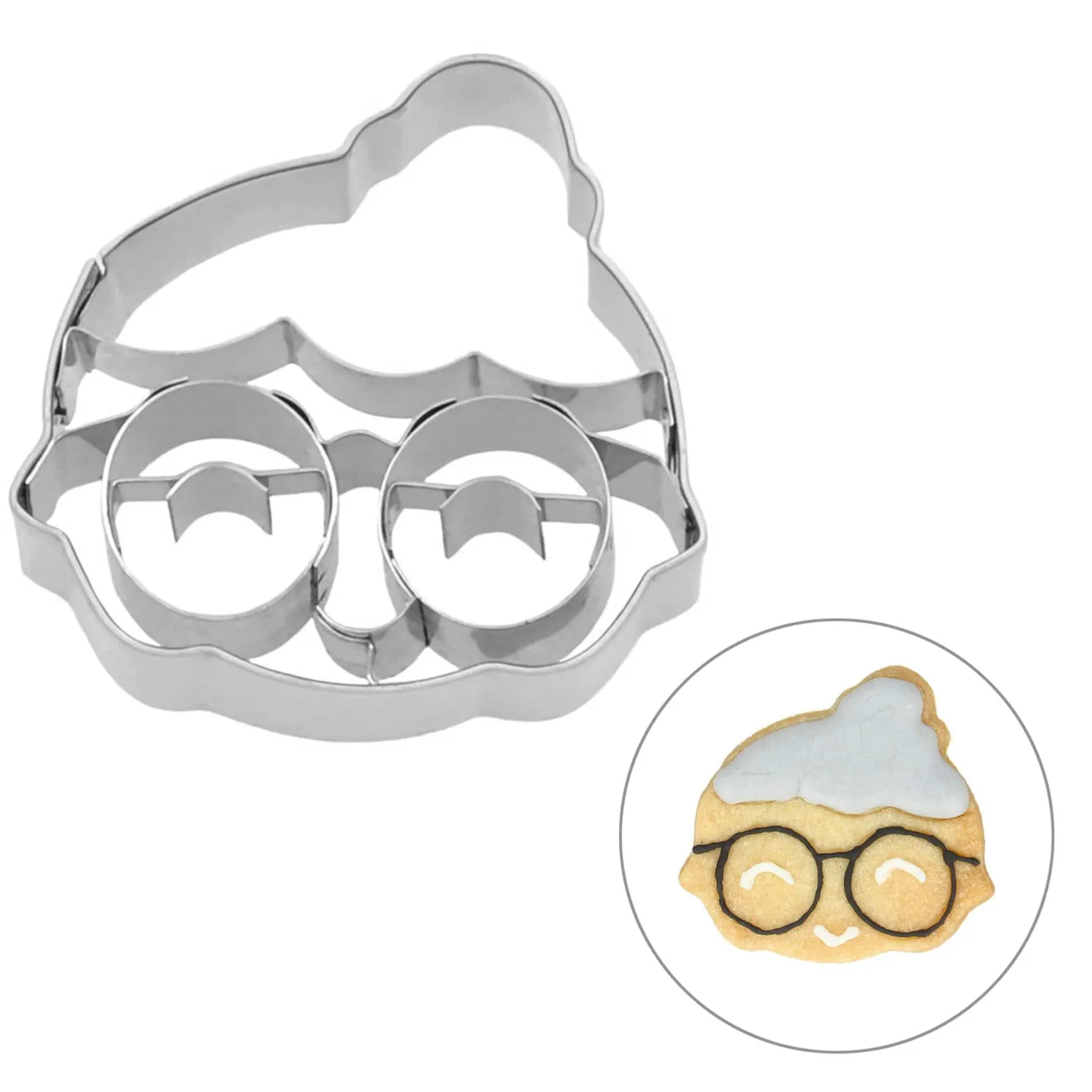 Birkmann Baking Supplies & Equipment^Stainless Steel Mrs. Claus Cookie Cutter, 5cm