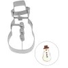 Birkmann Baking Supplies & Equipment^Stainless Steel Snowman Cookie Cutter, 8cm