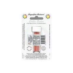 Sugarflair Ingredients Brands|Baking Ingredients^Edible Lustre Glitter Dust, Brown 2g