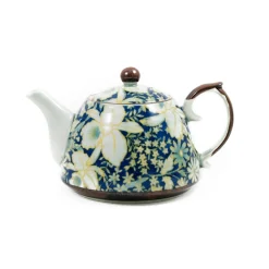 Kiji Stoneware & Ceramics Tableware Brands|Japanese Ingredients^Suisen Blue Japanese Teapot