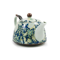 Kiji Stoneware & Ceramics Tableware Brands|Japanese Ingredients^Suisen Blue Japanese Teapot